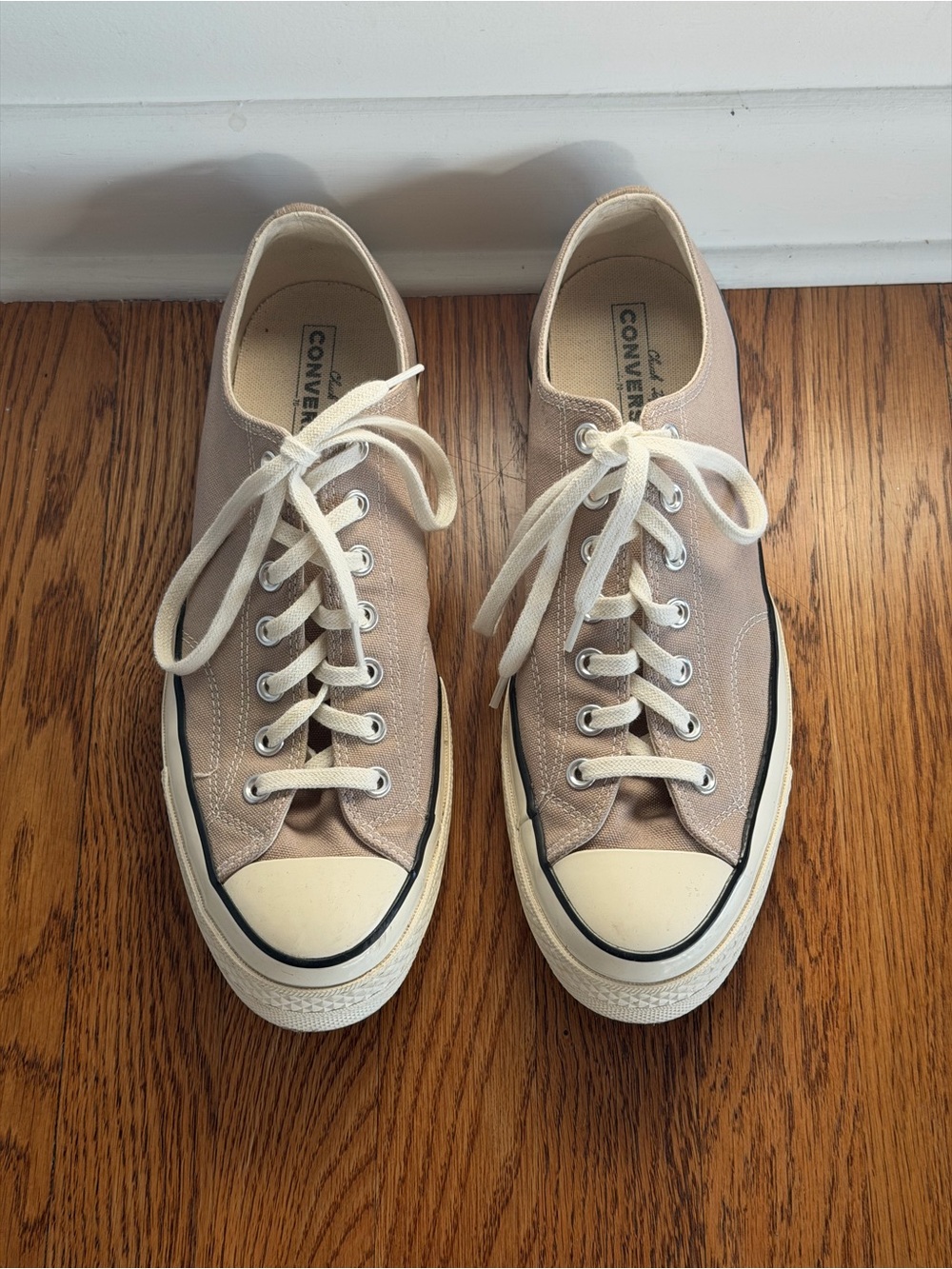 Men’s Converse Chuck 70 Oxford Sneaker size 10.5, in vintage cargo/egret/black